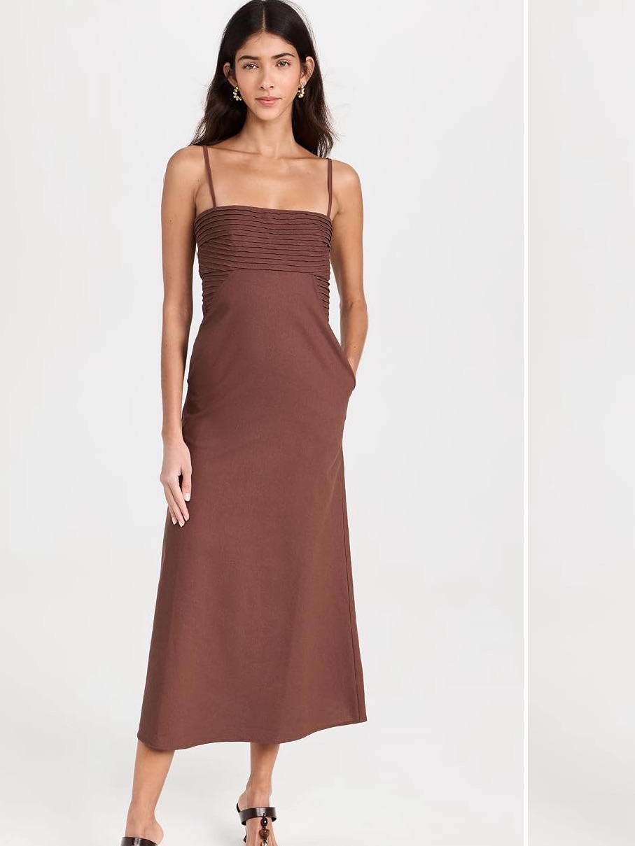 Seven Wonders Brown Midi Dress
